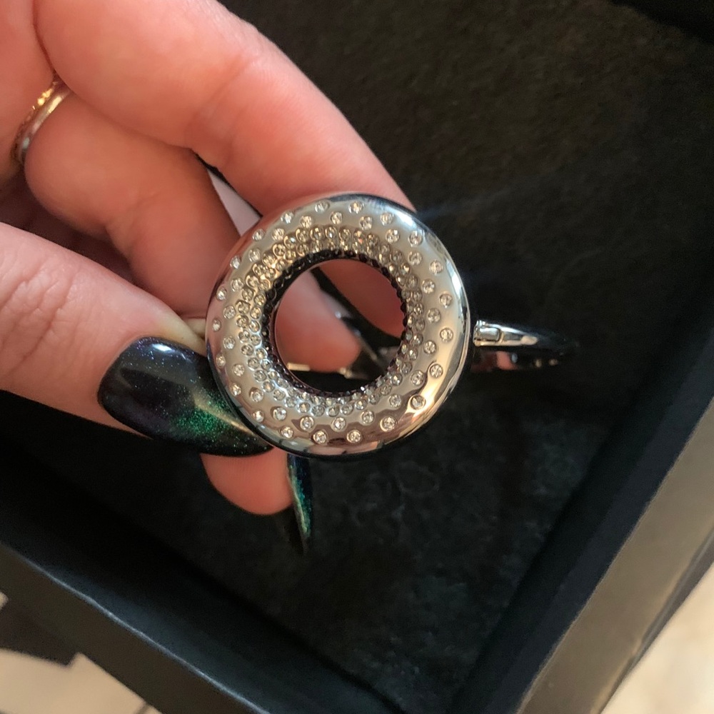 Marc Jacobs Silver studded donut bracelet